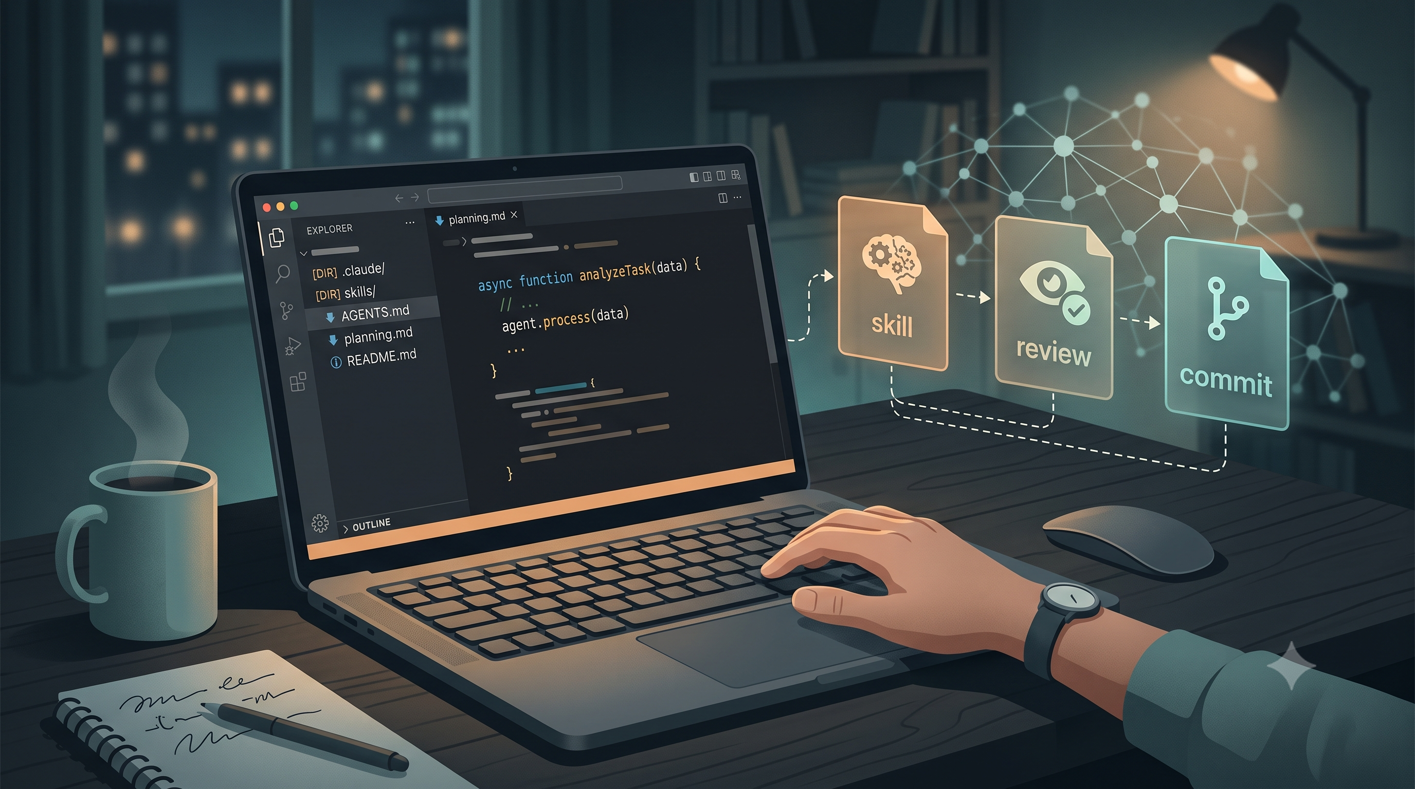 Skills, arquivos e o contrato com a IA no desenvolvimento